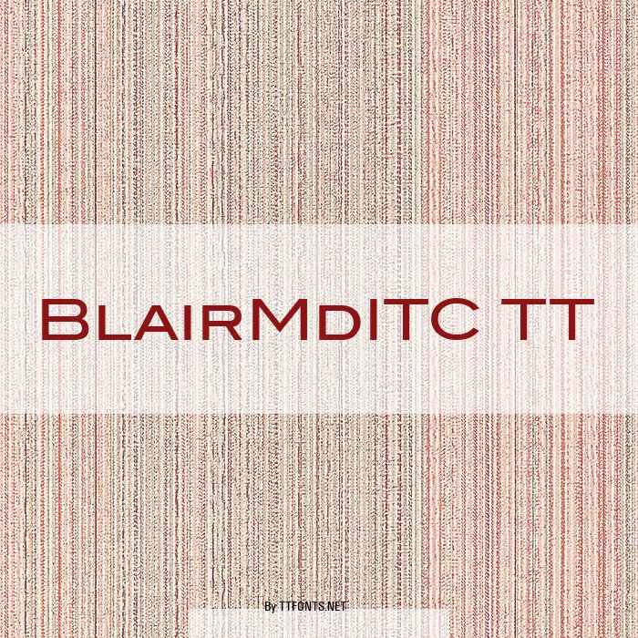 BlairMdITC TT example